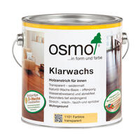 OSMO Klarwachs  cietā vaska eļļa cēlkokam 1101 zīd.mat. 0,75L
