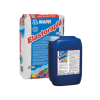 Elastorapid A+B 31.25kg Divkomponentu flīžu līme (C2FTE S2) augstas elastības (C2FTE, S2) pelēks