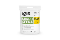 IGIS Mikrosfera viegla smalkgraudainā špakteļmasa 17L "Roll&Spray" maiss