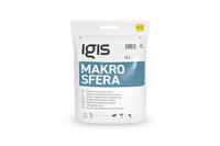 IGIS Makrosfera viegla rupjgraudainā špakteļmasa "Roll&Spry" 17L maiss