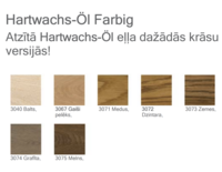 OSMO Hartwachs-Öl cietā vaska eļļa 3073 Terra Farbig 0,75L - Thumbnail 2