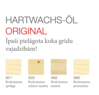 OSMO Hartwachs-Öl cietā vaska eļļa 3062 Original matēta 0,75L - Thumbnail 2