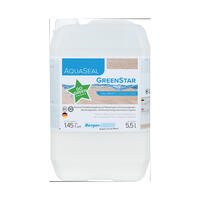 AquaSeal Greenstar 5,5L spīdīga, divkomponentu, ūdens bāzes, augstākās klases grīdas laka