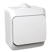 Pārslēdzis v/a balts IP44 CEDAR Plus