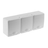 Kontaktligzda 3-v v/a ar zem. balta IP44 BETA