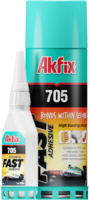 Akfix 705 universālā ātri cietējošā līme ar aktivatoru 400ml