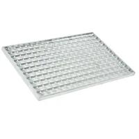 Aco Vario 2.0 Cinkota tērauda apavu tīrīšanas V-režģis, 100x50cm