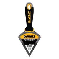 DeWalt Apdares špakteļlāpsta ar smailu galu, nerūsējošā tērauda, ar Soft Grip rokturi, 88mm