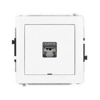 DECO Viena datora ligzdas mehānisms 1xRJ45, kat. 6, ekranēts, 8 kontakti