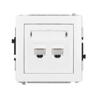 DECO Viena datora ligzdas mehānisms 1xRJ45, kat. 6A, 8 kontakti