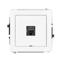 DECO Viena datora ligzdas mehānisms 1xRJ45, kat. 8, ekranēts, 8 kontaktu, bez apraksta lauka