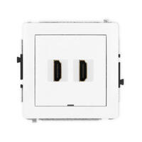 DECO 4K HDMI 2.0 dubultās ligzdas mehānisms