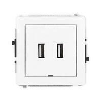 DECO 2xUSB A-A 2.0 dubultās ligzdas mehānisms