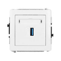 DECO USB A-B 2.0 vienas ligzdas mehānisms, bez apraksta lauka