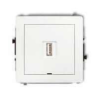 DECO vienas USB uzlādes mehānisms USB A, 5 W maks., 5 V, 1 A, bez apraksta lauka
