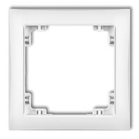 DECO 1 kontakta universāls plastmasas rāmis DECO Soft