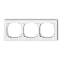 DECO 3 kontaktu universālais plastmasas rāmis DECO Soft