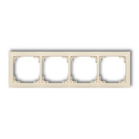 DECO 4-locītāja universāls plastmasas rāmis DECO Soft