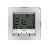DECO Universāls elektronisks nedēļas temperatūras regulatora mehānisms (balts fona apgaismojums)
