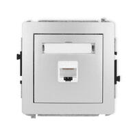 DECO Viena datora ligzdas mehānisms 1xRJ45, kat. 6A, 8 kontaktu