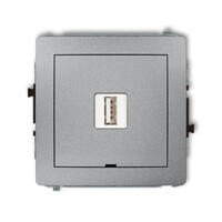 DECO Viena USB uzlādes mehānisms USB A, 5 W maks., 5 V, 1 A, bez apraksta lauka