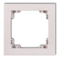 DECO 1-vietīgs universāls plastmasas rāmis DECO Pastel Matt (pūderrozā)