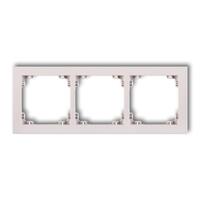 DECO 3-vietīgs universāls plastmasas rāmis DECO Pastel Matt (pūderrozā)