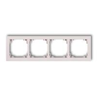 DECO 4-vietīgs universāls plastmasas rāmis DECO Pastel Matt (pūderrozā)