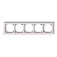 DECO 5-vietīgs universāls plastmasas rāmis DECO Pastel Matt (pūderrozā)
