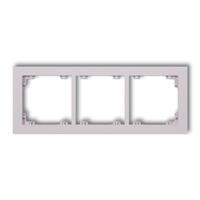 DECO 3-vietīgs universāls plastmasas rāmis DECO Pastel Matt (ceriņkrāsas)