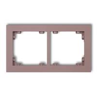 DECO 2-vietīgs universāls plastmasas rāmis DECO Pastel Matt (lavandas)