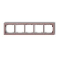 DECO 5-vietīgs universāls plastmasas rāmis DECO Pastel Matt (lavandas krāsā)