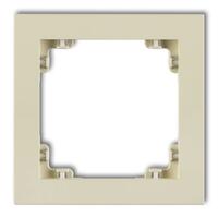 DECO 1-vietīgs universāls plastmasas rāmis DECO Pastel Matt (kanāriju dzeltens krāsā)