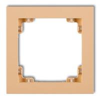 DECO 1-vietīgs universāls plastmasas rāmis DECO Pastel Matt (persiku krāsa)