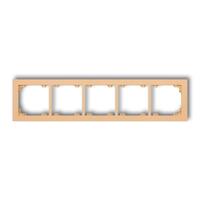 DECO 5-vietīgs universāls plastmasas rāmis DECO Pastel Matt (persiku krāsa)