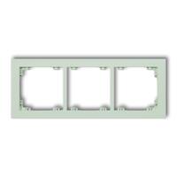 DECO 3-vietīgs universāls plastmasas rāmis DECO Pastel Matt (piparmētra)