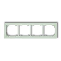 DECO 4-vietīgs universāls plastmasas rāmis DECO Pastel Matt (piparmētra)