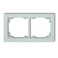 DECO 2-vietīgs universāls plastmasas rāmis DECO Pastel Matt (ledus zils)