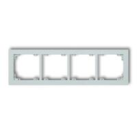 DECO 4-vietīgs universāls plastmasas rāmis DECO Pastel Matt (ledus zils)