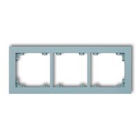 DECO 3-vietīgs universāls plastmasas rāmis DECO Pastel Matt (debeszils)