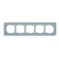 DECO 5-vietīgs universāls plastmasas rāmis DECO Pastel Matt (debeszils)