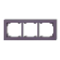 DECO 3-vietīgs universāls plastmasas rāmis DECO Pastel Matt (virši)