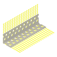 SMART 540 PVC stūris ar sietu 10x30cm