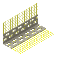 SMART 560 Elastīgais stūra profils ar sietu  10×15cm