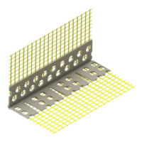 SMART 570 Stūra profils arkām ar sietu 10x15cm
