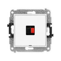 ICON Vienas skaļruņa ligzdas (2 mm) mehānisms, bez apraksta lauka