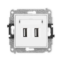 ICON 2xUSB A-A 2.0 dubultās ligzdas mehānisms