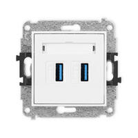 ICON 2xUSB A-A 3.0 dubultās ligzdas mehānisms