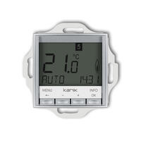 ICON Universāls elektroniskais nedēļas temperatūras regulatora mehānisms (balts fona apgaismojums)