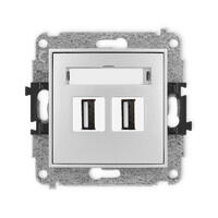 ICON 2xUSB A-A 2.0 dubultās ligzdas mehānisms